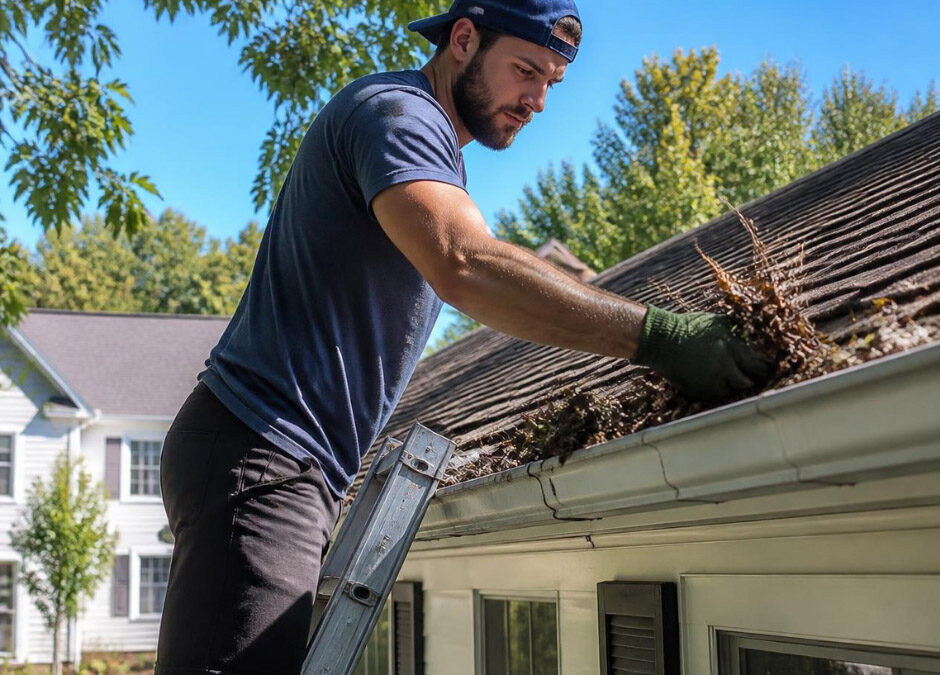 Regular gutter cleaning prevents water overflow that can rot fascia boards, damage siding, and cause costly foundation issues